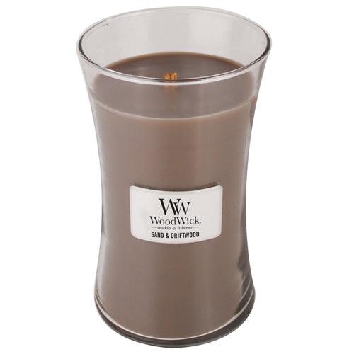 WOODWICK Sand & Driftwood Vase (sand and driftwood) - Scented candle 609.5 G - Parfumby.com