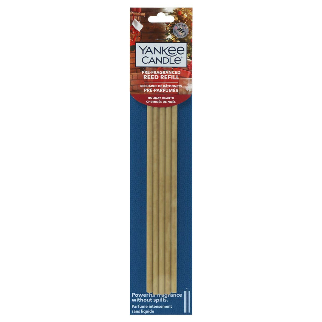 YANKEE CANDLE  Pre-Fragranced Reed Refill Holiday Hearth 5 pcs