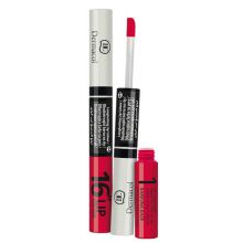 DERMACOL Lip Colour 16 uur - Lange 2v1 kleur lipgloss, en 4,8 g