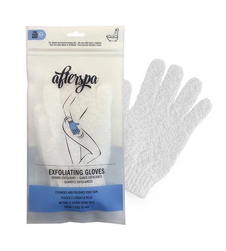 AFTERSPA Exfoliating Gloves Peeling Gloves White 1 pcs - Parfumby.com
