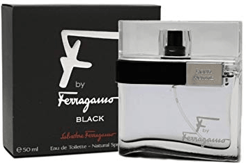 SALVATORE FERRAGAMO F By Ferragamo Black Eau De Toilette For Men 50 Ml - Parfumby.com