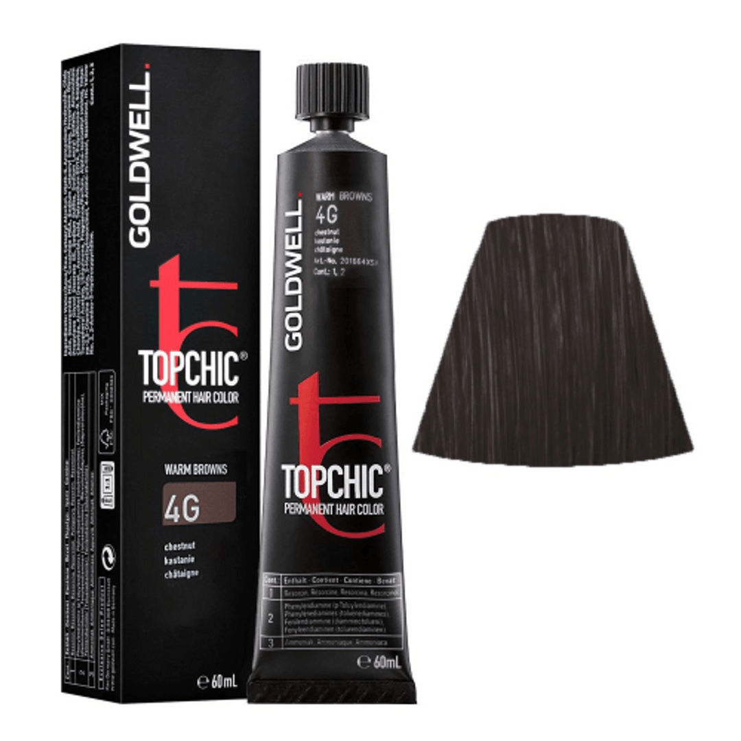 GOLDWELL Topchic Hair Color 4g 4G60 ml - Parfumby.com