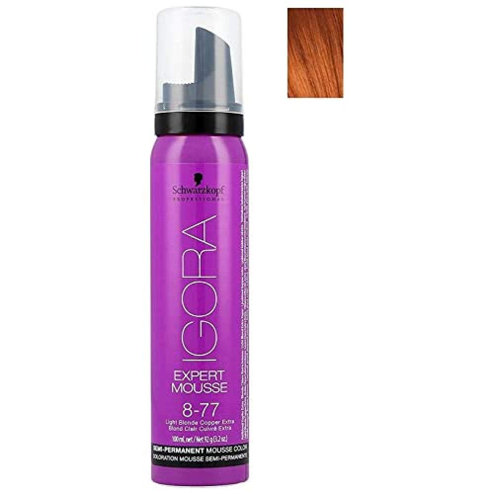 SCHWARZKOPF PROFESSIONAL Igora Expert Mousse Semi-Permanente Mousse Kleur 8-77 100 ml