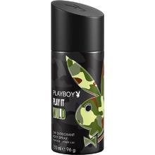 PLAYBOY Play It Wild For Him Deodorant Spray 150 ML - Parfumby.com