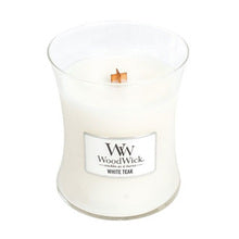 WOODWICK White Teak Vase (White Teak) - Scented candle 85.0g