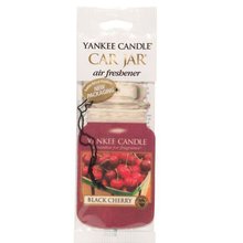 YANKEE CANDLE Black Cherry Classic Car Jar - Papieren autolabel