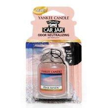 YANKEE CANDLE Pink Sands Ultimate Car Jar - Luxury car tag 1 PCS - Parfumby.com