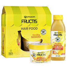 GARNIER Banana Hair Food Set - Cosmetische set voor droog haar