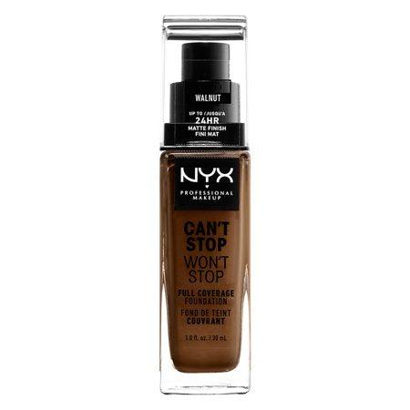 NYX PROFESSIONAL MAKE UP Can't Stop Won't Stop Full Coverage Foundation #WALNUT-30ML - Parfumby.com