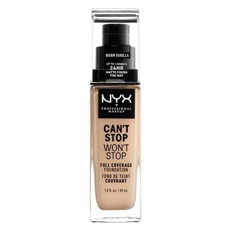 NYX PROFESSIONAL MAKE UP Can't Stop Won't Stop Full Coverage Foundation #WARM-VANILLA - Parfumby.com