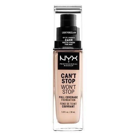NYX PROFESSIONAL MAKE UP Can't Stop Won't Stop Full Coverage Foundation #LIGHT-PORCEL - Parfumby.com