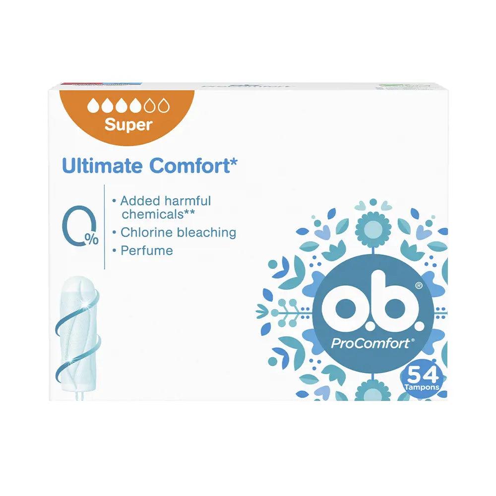 OB O.b. Procomfort Super Tampon 54 U 54 pcs - Parfumby.com