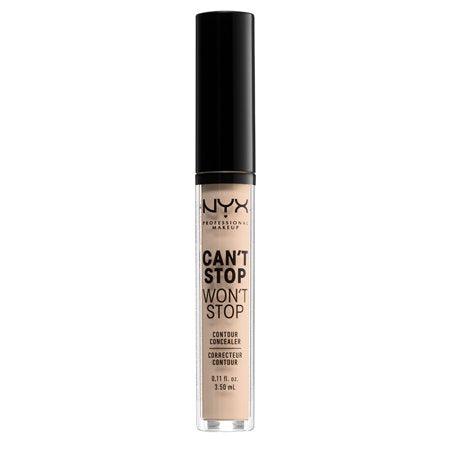NYX PROFESSIONAL MAKE UP Can't Stop Won't Stop Contour Concealer #ALABASTER-3.5ML - Parfumby.com
