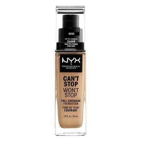 NYX PROFESSIONAL MAKE UP Can't Stop Won't Stop Full Coverage Foundation #BEIGE-30ML - Parfumby.com