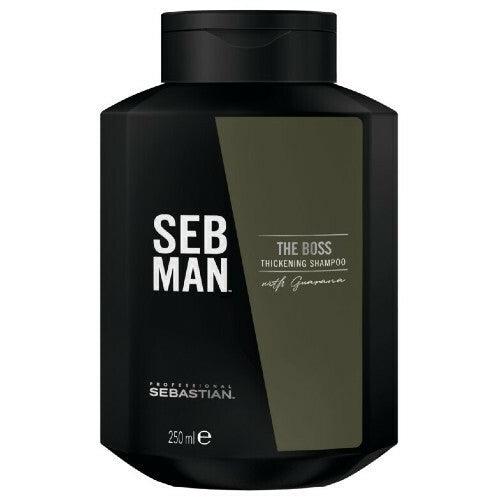 SEBASTIAN PROFESSIONAL Man The Boss Thickening Shampoo 250 ML - Parfumby.com