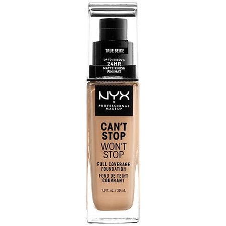NYX PROFESSIONAL MAKE UP Can't Stop Won't Stop Full Coverage Foundation #TRUE-BEIGE - Parfumby.com