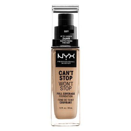 NYX PROFESSIONAL MAKE UP Can't Stop Won't Stop Full Coverage Foundation #BUFF-30ML - Parfumby.com