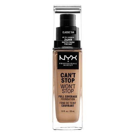 NYX PROFESSIONAL MAKE UP Can't Stop Won't Stop Full Coverage Foundation #CLASSIC-TAN - Parfumby.com