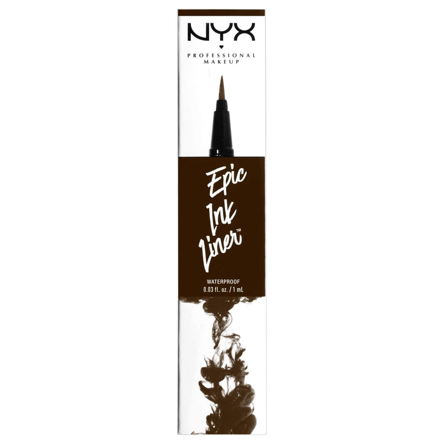 NYX PROFESSIONAL MAKE UP Epic Ink Liner Eyeliner Waterproof #BROWN-1ML - Parfumby.com