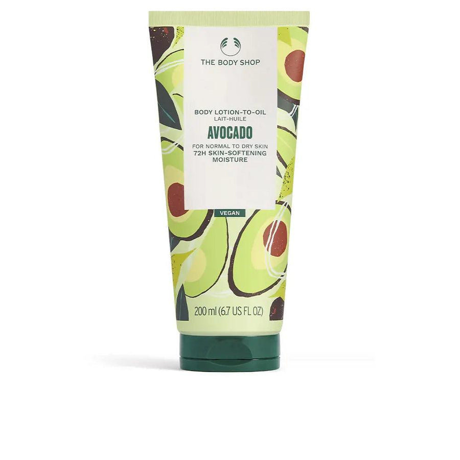 THE BODY SHOP Avocado Body Lotion-to-oil Lait-huile 200 ml - Parfumby.com