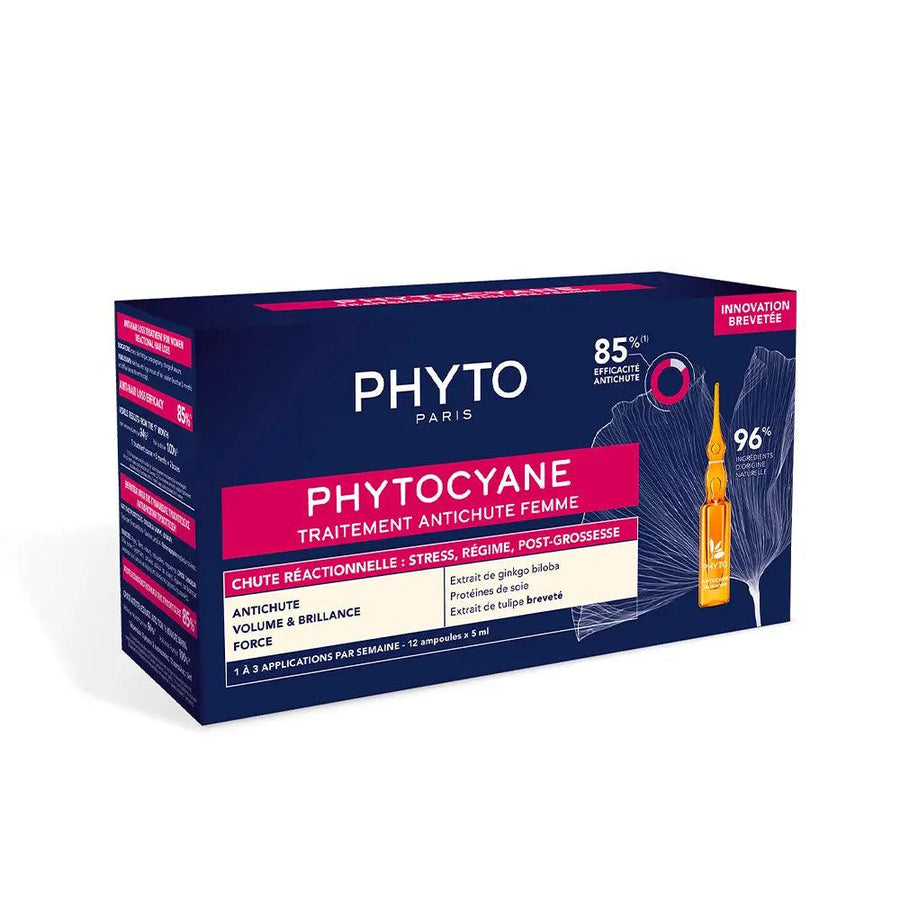 PHYTO Phytocyane Hair Loss Treatment Woman Reaction 12 X 5 Ml - Parfumby.com