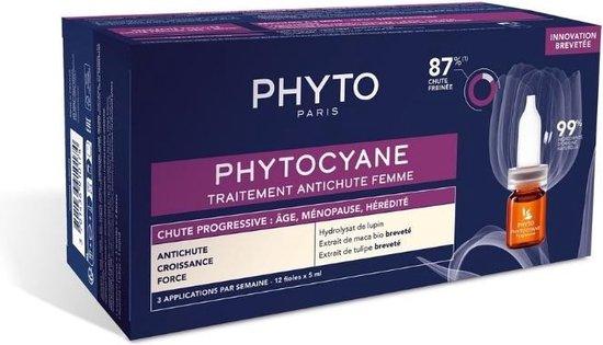 PHYTO Phytocyane Progressive Hair Loss Treatment Woman 12 X 5 Ml - Parfumby.com