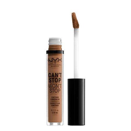 NYX PROFESSIONAL MAKE UP Can't Stop Won't Stop Contour Concealer #MAHOGANY-3.5ML - Parfumby.com