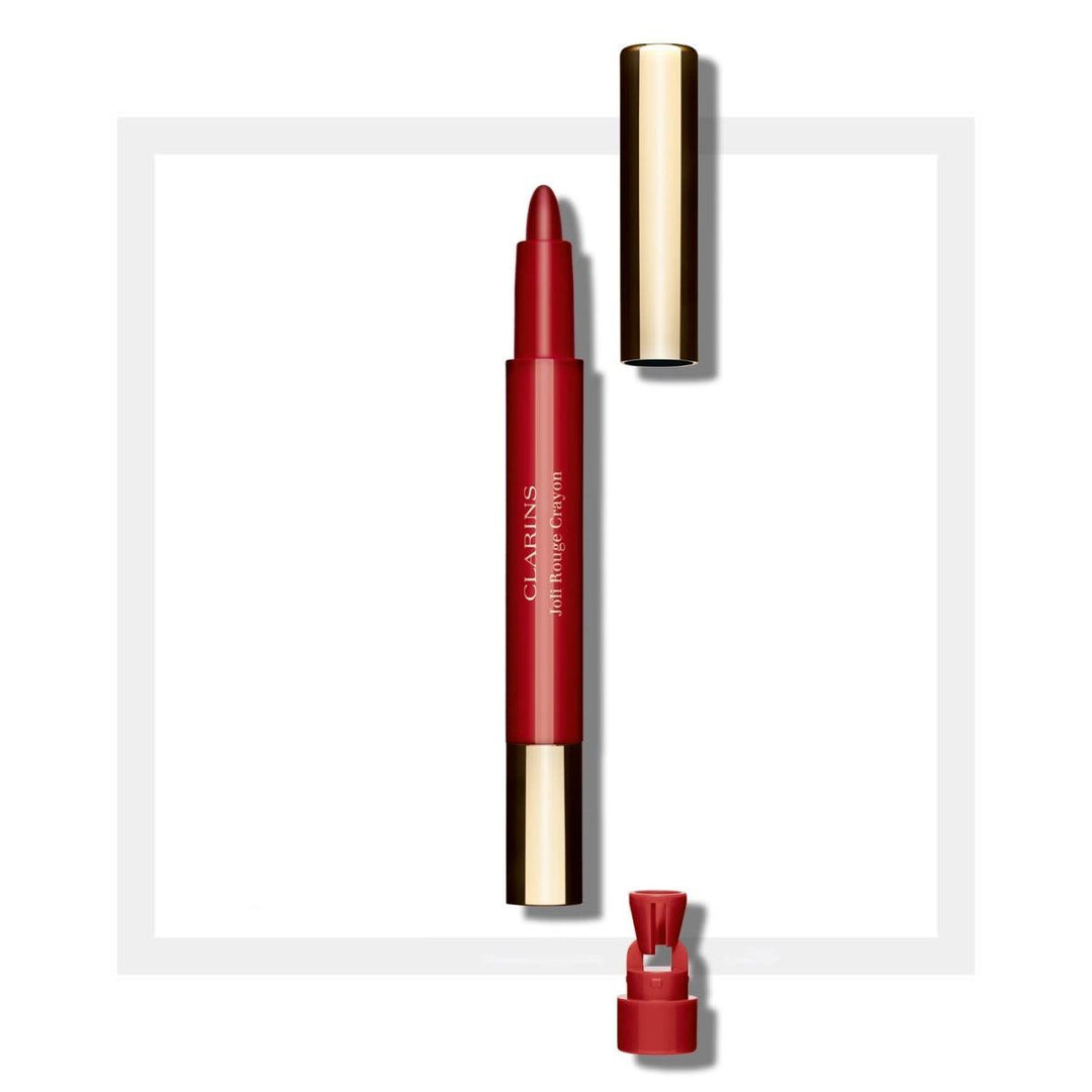 CLARINS Joli Rouge Crayon (2in1) - Lip pencil #742C-JOLI-ROUGE - Parfumby.com