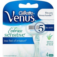 GILLETTE Venus Embrace Sensitive - Spare head 4.0ks