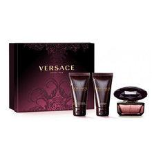 VERSACE Crystal Noir Eau De Toilette For Women 50 Ml + Body Milk 50 Ml + Shower Gel 50 Ml Gift Set 3 PCS - Parfumby.com