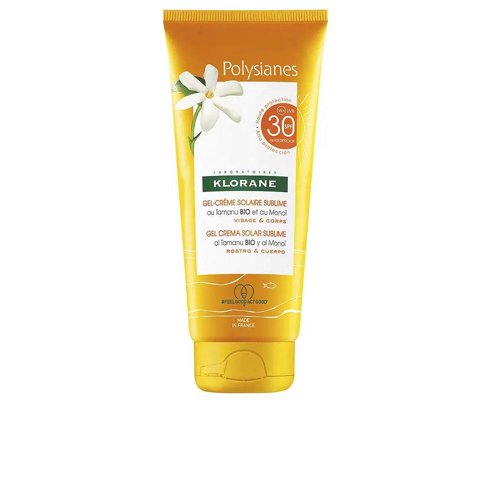 KLORANE Polysianes Monoi And Tamanu Bio Gel Sun Cream Sublime Spf30 200 ml - Parfumby.com