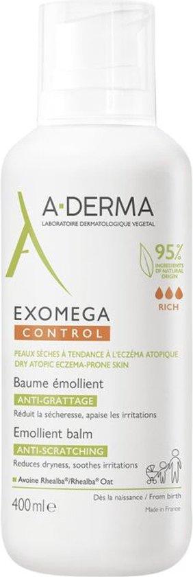 A-DERMA A-DERMA Exomega Control Emollient Balm Anti-scratch 400 ml - Parfumby.com
