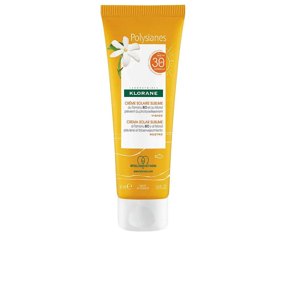 KLORANE Polysianes Monoi And Tamanu Bio Sun Cream Sublime Spf30 50 ml - Parfumby.com