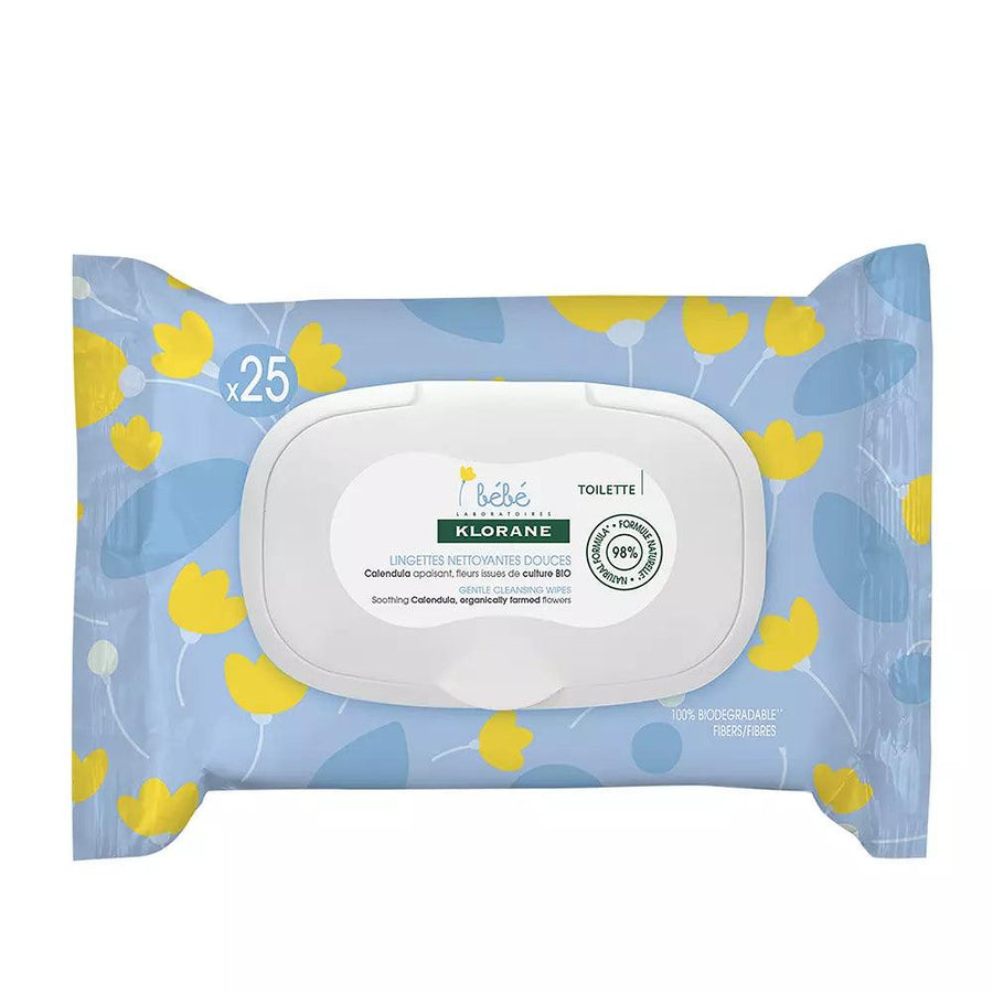 KLORANE Baby Soft Cleaning Wipes 25 U 25 pcs - Parfumby.com