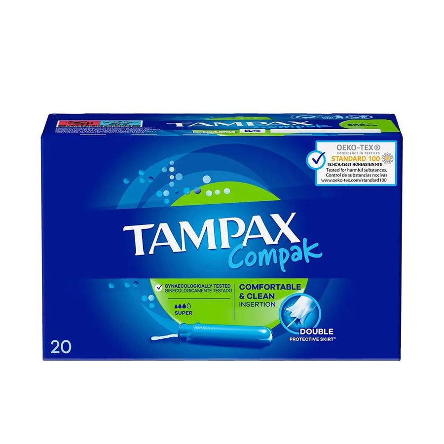 TAMPAX Compak Tampon Super 20 U 20 pcs - Parfumby.com