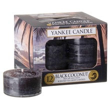 YANKEE CANDLE Black Coconut Candle - Aromatische theekaarsen (12 stuks) 9,8 g