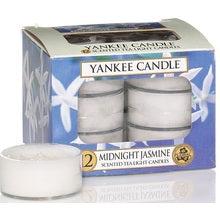 YANKEE CANDLE Midnight Jasmine Candle - Aromatic Tealights (12 pcs) 9.8 G