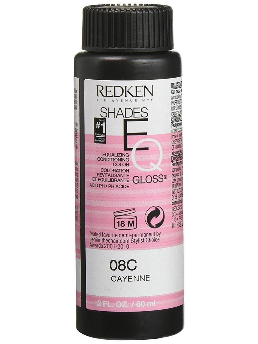 REDKEN Shades EQ Gloss Equalizing Conditioning Color #08C-CAYENNE-60ML - Parfumby.com