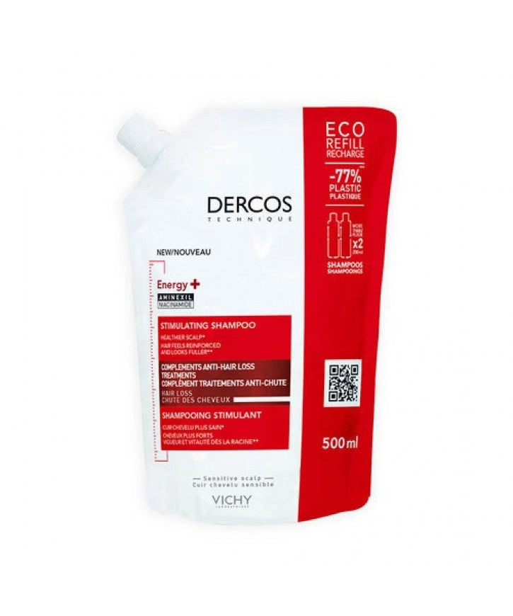VICHY Dercos Stimulerende Shampoo Ecorefill 500 ml