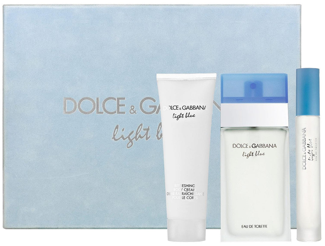 DOLCE & GABBANA  Light Blue eau de toilette for women 100 ml gift set