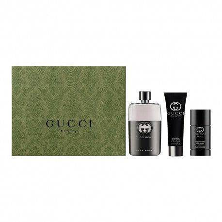 GUCCI Guilty Pour Homme Gift Set DEOSTICK 75 ML + EAU DE TOILETTE 15 ML - Parfumby.com