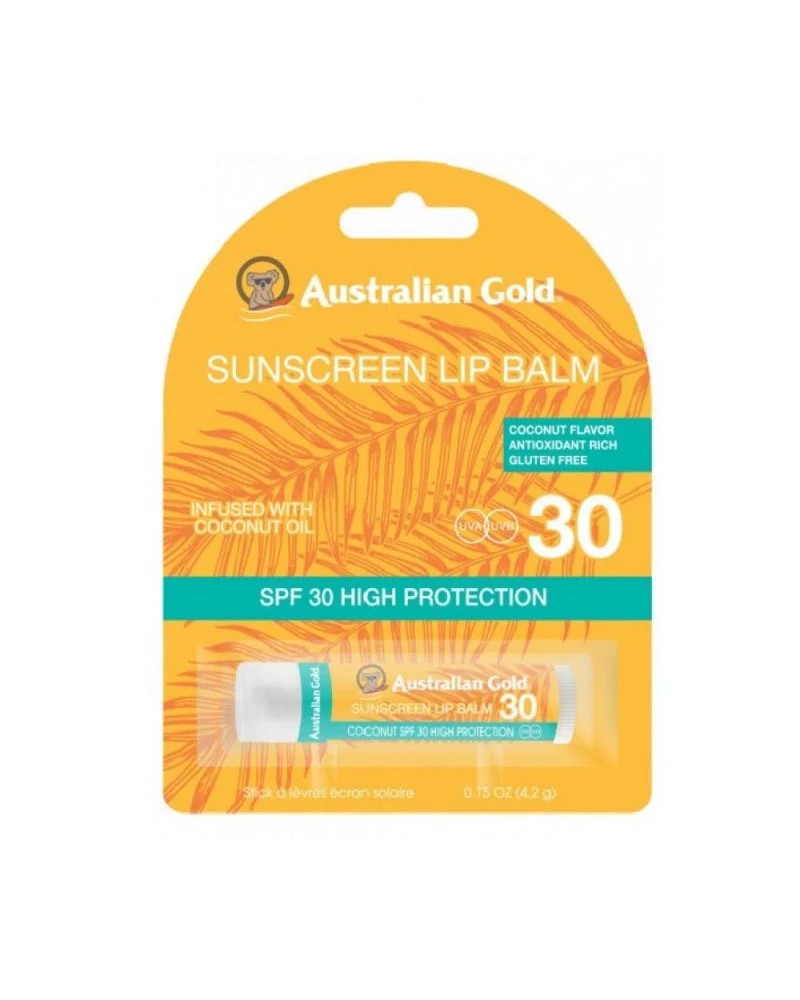 AUSTRALIAN GOLD  Lip Balm Spf30 #coconut Oil 4.2 g