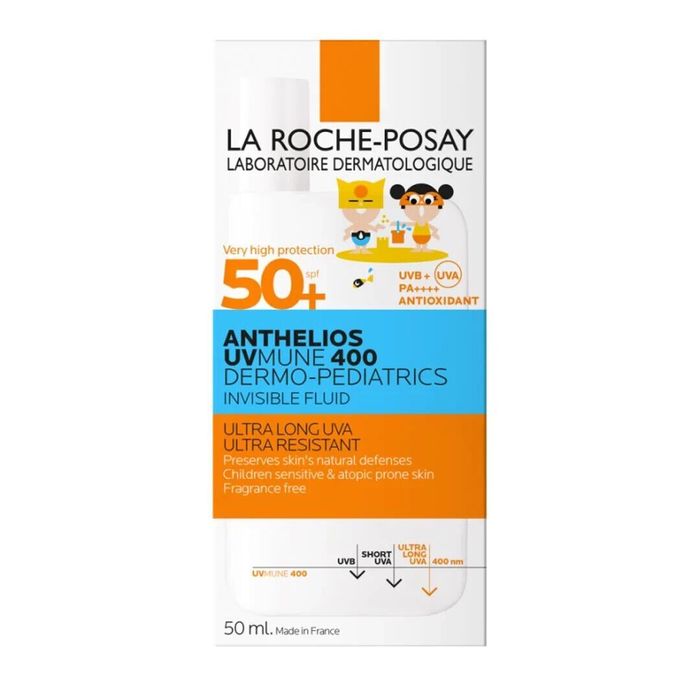 LA ROCHE POSAY Anthelios Uv-mune 400 Dermopediatrics Hydraterende vloeistof Spf50+ 250 ml
