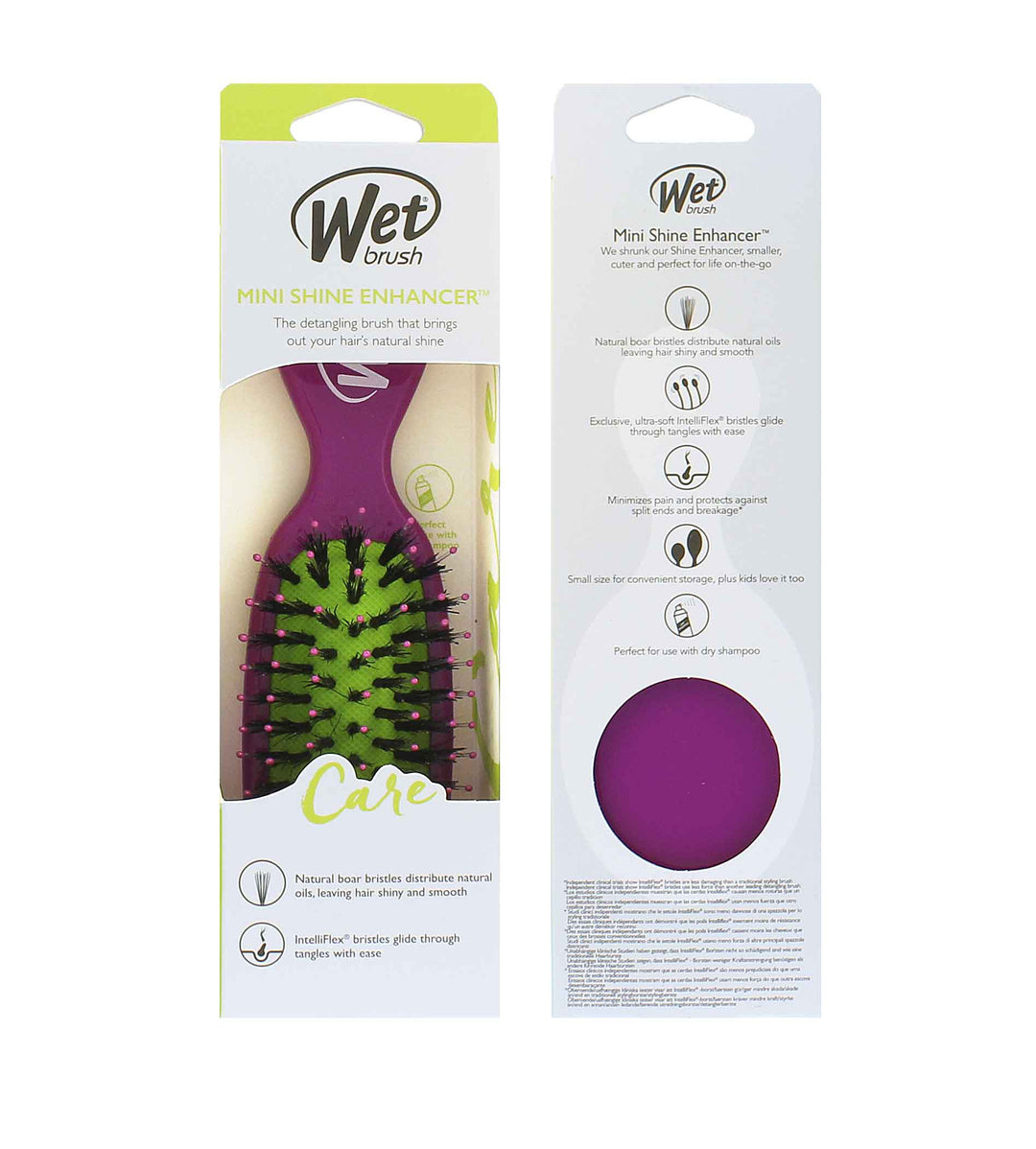 WET BRUSH  Mini Shine Enhancer kartáč na vlasy Purple