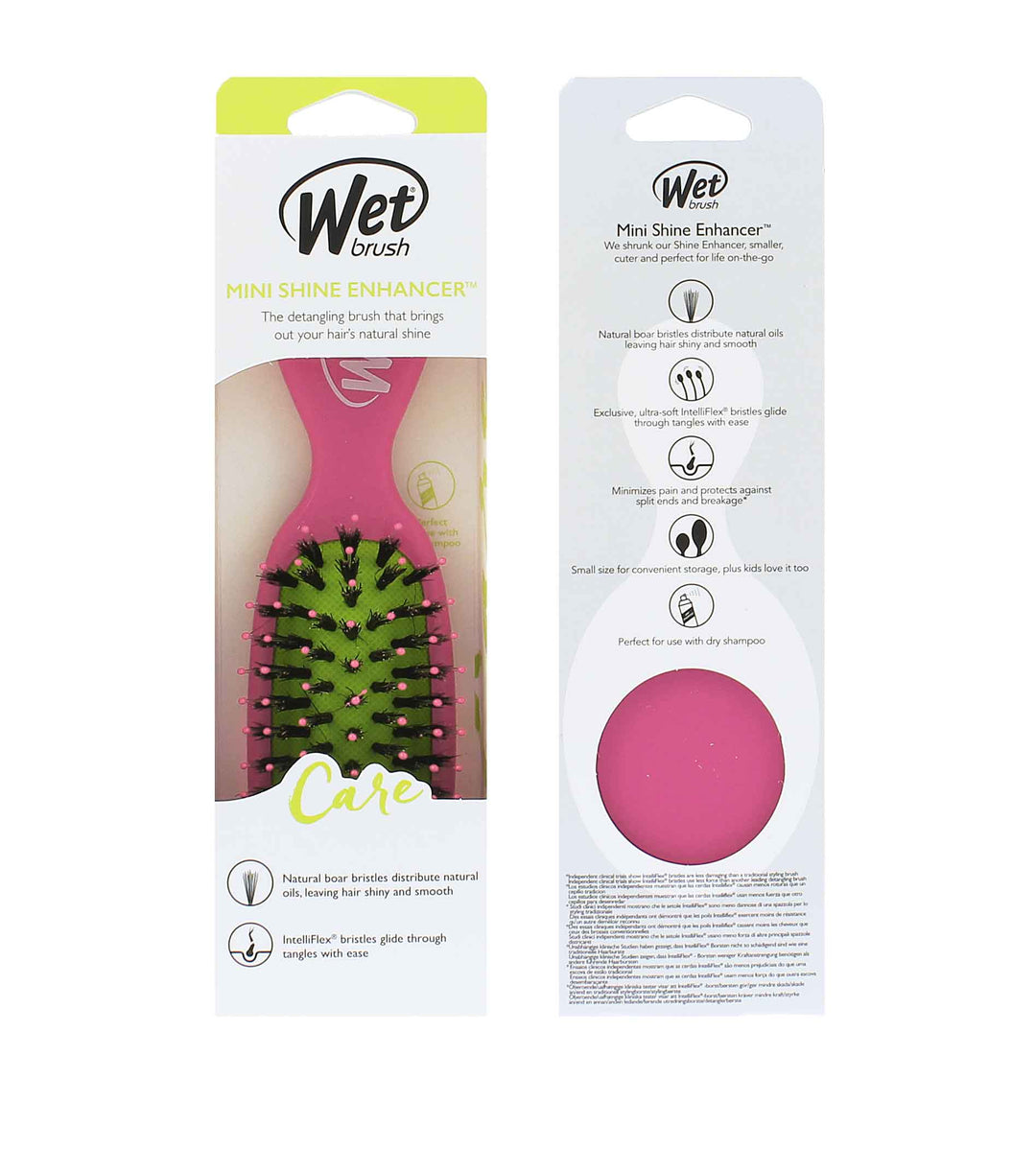 WET BRUSH  Mini Shine Enhancer kartáč na vlasy Pink