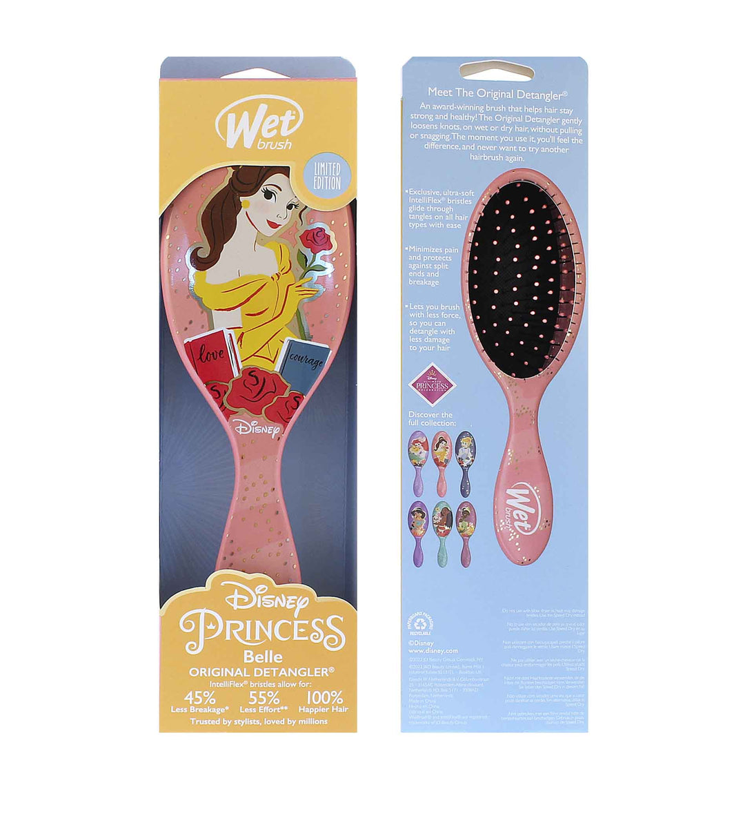 WET BRUSH  Original Detangler Disney Princess kartáč na vlasy Belle