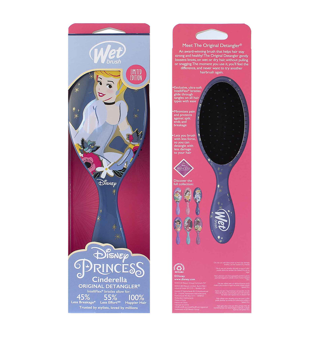 WET BRUSH  Original Detangler Disney Princess kartáč na vlasy Cinderella