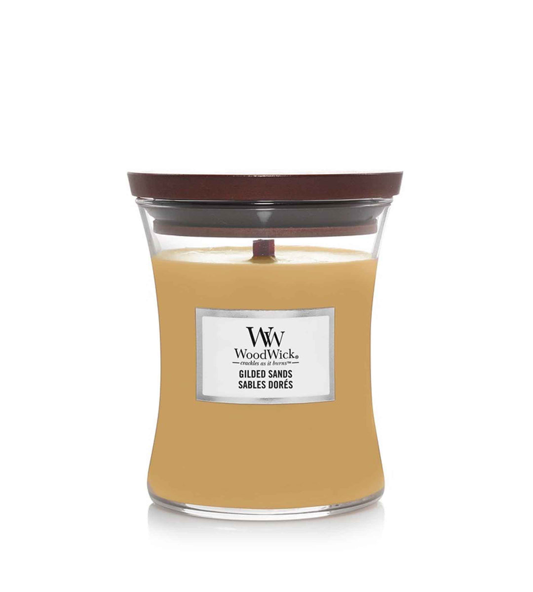 WOODWICK  Gilded Sands Scented Candle With Wooden Wick 275g