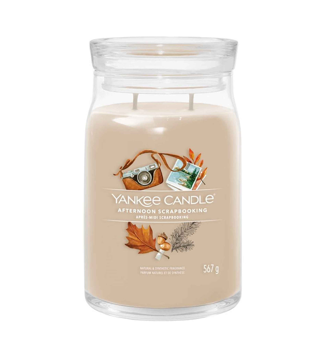 YANKEE CANDLE  Afternoon Scrapbooking Signature Candle Large 567g