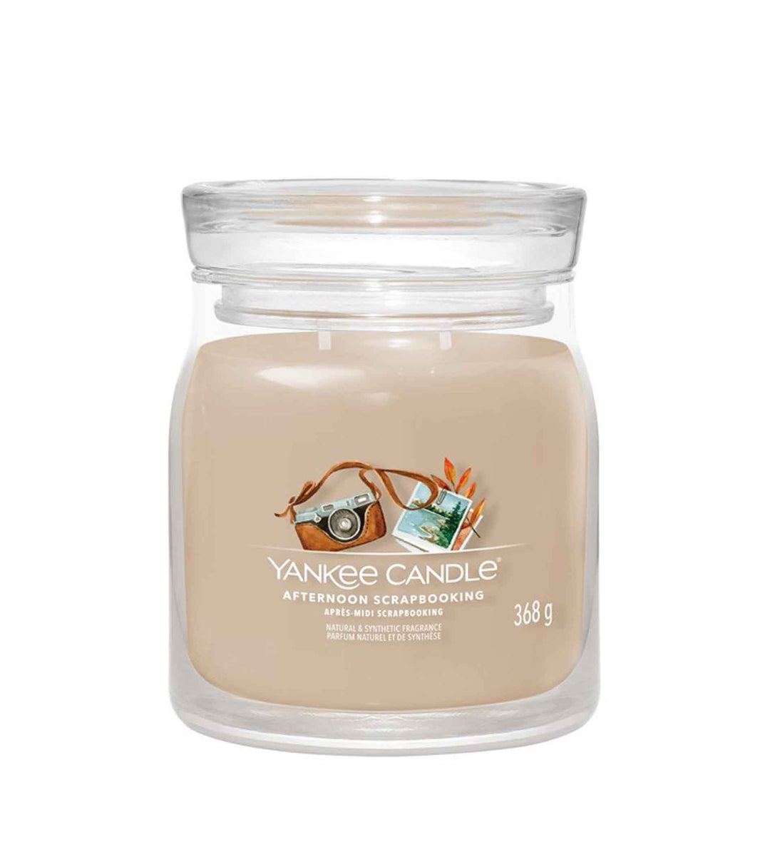 YANKEE CANDLE  Afternoon Scrapbooking Signature Candle Medium 368g